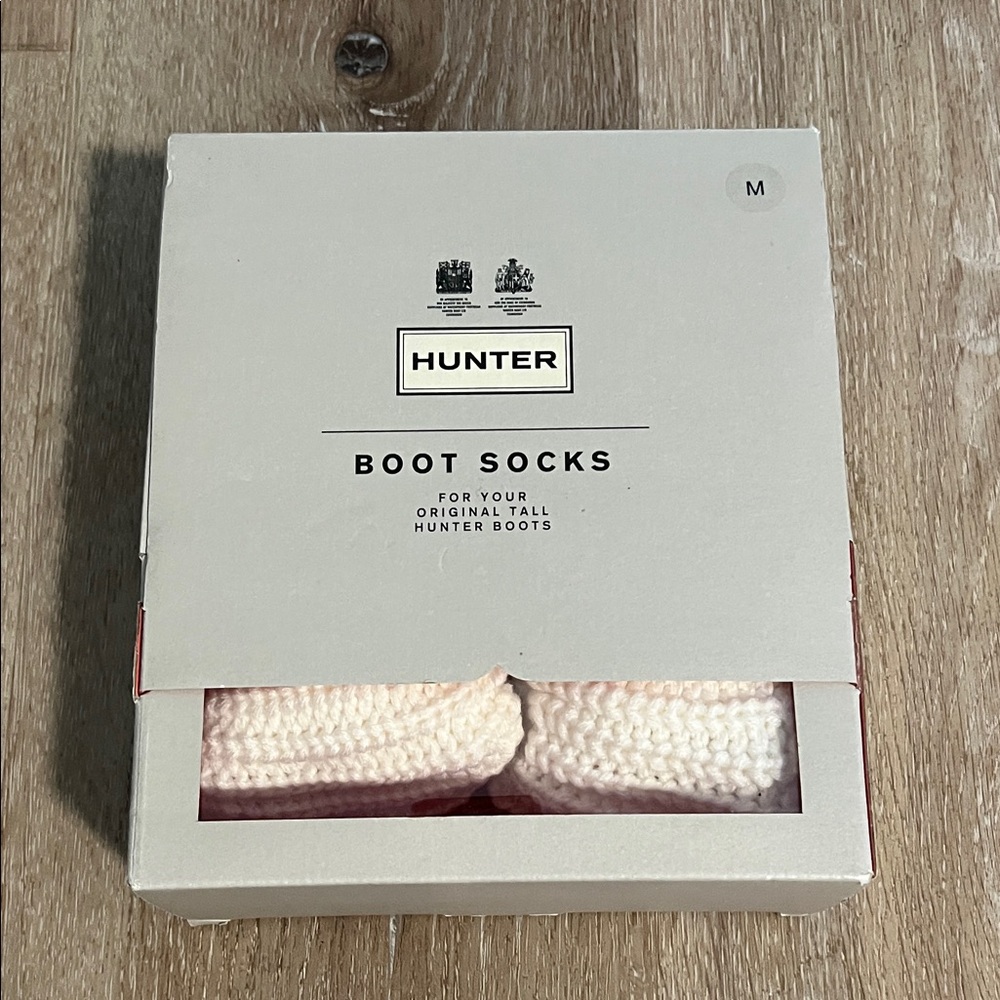 Hunter White Boot Socks